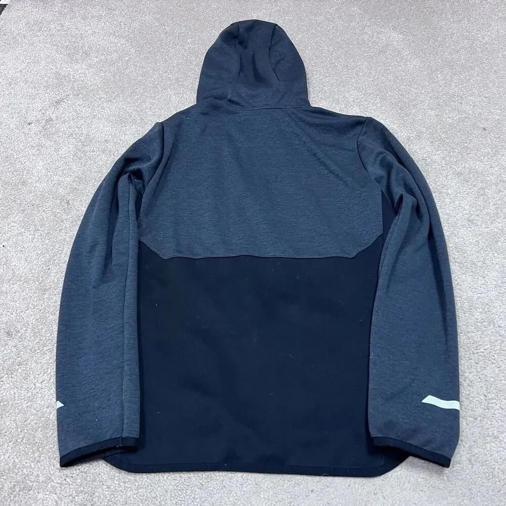 Champion Hoodie Men’s Gray Black Long Sleeve Full Zip Size Medium - Picture 8 of 11